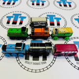Train Value Pack #6 Fair/Poor Condition Chipping Paint/Discoloured/Missing Pieces Thomas Brand Wooden - Used
