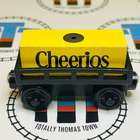 Cargo Car Black (2000) with Cheerios Cargo #1 Good Condition Rare Wooden - Used
