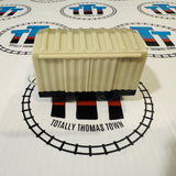 White/Tan Box Car Used - Trackmaster