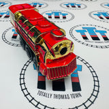 Motorized Battery Powered Gold Rush Forwards/Backwards 2 Speed Train Lionel Noisy Fair Condition Wooden - Used
