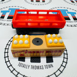 Red Cargo Car with Egg Cargo (Learning Curve) Wooden - Used