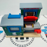 Mr. Jolly's Chocolate Factory (No Chocolate/Bar Does Not Flip) with Cargo Car and Cargo #2 Wooden - Used