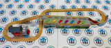 Musical Melody Tracks Set with Cargo Car (Track No Road) Marked Rock Curve #3 Wooden - Used