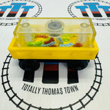 Cargo Car Yellow #2 (Musical Cargo Car) with Confetti Cargo Wooden - Used