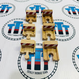 Buffer Set 6 Pieces BIGJIGS Rail Wooden - New in Box