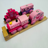 Princess Train with Buffer and Track BIGJIGS Rail Wooden - New in Box