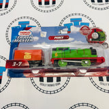 Percy with Mail Car (Mattel) New in Damaged Box - Trackmaster Revolution