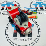 Fire Brigade Truck with Card (Learning Curve 2003) Good Condition Wooden - Used