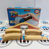 Figure 8 Set No Trains Small Mark Clickity Clack Wooden - Used with Box