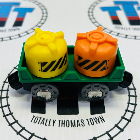 Hape Spinning Cargo Car Wooden - Used