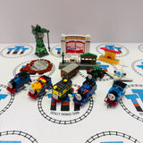 Capsule Plarail Wind-Up and Pull Along Broken Pieces, Missing Pieces, Missing Stickers Fair Condition/Glued Value Pack #4 - Used
