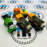 Storm on Sodor Set Complete Very Good Condition (Writing on Bottoms) Wooden - Used in Box