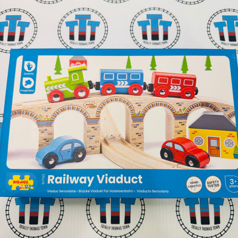 Railway Viaduct BIGJIGS Rail Wooden - New in Box