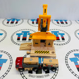 BRIO Freight Goods Station with Truck, Cargo Car and 2 Cargo Pieces 33280 Wooden - Used