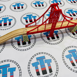 Double Suspension Bridge BIGJIGS Rail Wooden - New in Box