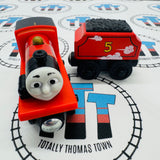 James & Tender Roll and Whistle (Mattel) Wooden - Used