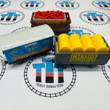 Sodor Fireworks Cargo Cars Used - Trackmaster