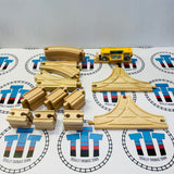 BIGJIGS Value Expansion Track Pack with Mobile Workshop and T-Junctions 34 Pieces - New no/in Box