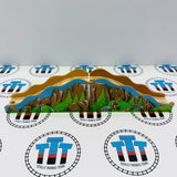 Hill 2 Pieces Very Good Condition (Writing on Bottom/Ends) Thomas Brand Wooden - Used