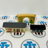 Muffle Mountain Set No Trains (Station Missing Canopy/Base/Chimney) Wooden - Used