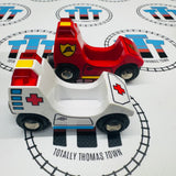 BRIO Ambulance and Fire Truck no Figures Light & Sound Wooden - Used