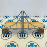 BRIO 33476 Double Track Bridge with Risers Rare Wooden - Used
