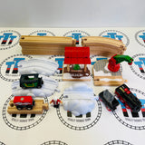 BRIO Christmas Steaming Train Set #1 Motorized (Different Water Dropper) 36014 Wooden - Used