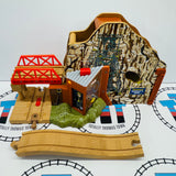 Morgan's Mine #2 NOT WORKING - NO Sound Broken Battery Cover (doesn't affect use) with Ascending Track Wooden - Used