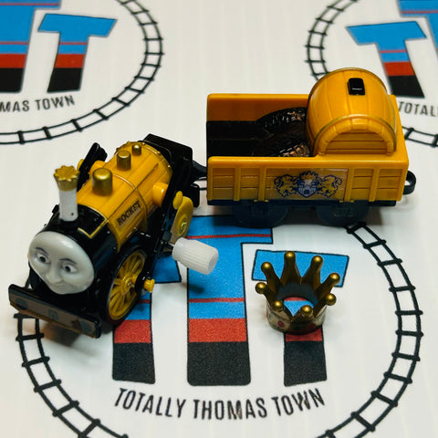 Stephen & Tender with Crown Wind Up Capsule Plarail - Used