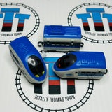 JR 500 Series Front Car, Coach and Back Car (3 Pieces) Capsule Plarail Wind Up - Used