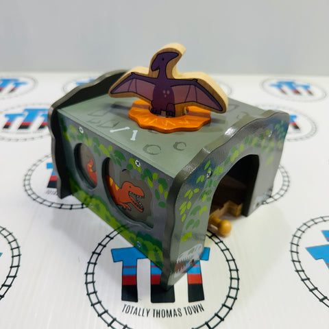 T-Rex Tunnel BIGJIGS Rail Wooden - New no Box