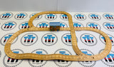 5-in-1 Track Pack Complete #1 Fair Condition/Chipped Wooden - Used