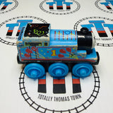 Happy Birthday Thomas (Thomas Wood Mattel) Fair Condition Chipping Paint Wooden - Used