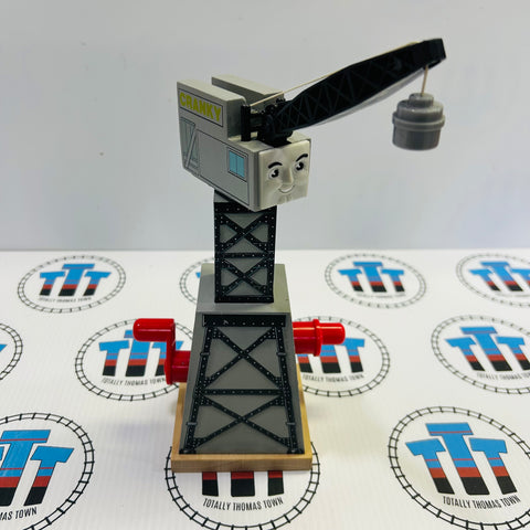 Cranky the Crane Grey Wooden - Used