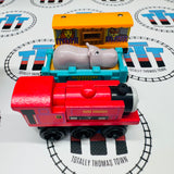 Ivo Hugh and the Zoo Cars with Card (Learning Curve) Good Condition Wooden - Used