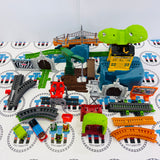 Animal Park Monkey Adventure Sodor Safari Set #1 with Thomas (Chipped Cranky does not affect use) Used - Trackmaster Revolution