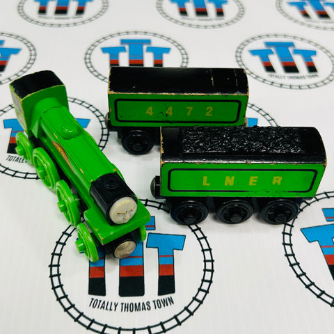 Flying Scotsman with 2 Tenders #11 (Learning Curve 1999) Wooden - Used