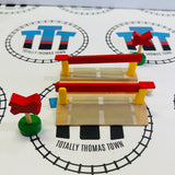 BRIO 33388 Crossing with 2 Signs Vintage #3 Small Marks Wooden - Used