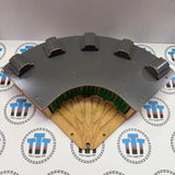 Roundhouse with Splitter Poor Condition Chipped Track #9 Wooden - Used