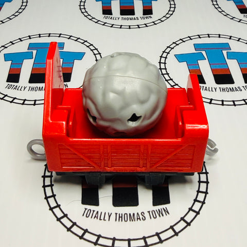 Cargo Car with Boulder Used - Trackmaster Revolution