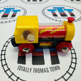 BRIO 32908 Curious George Circus Train with rotating banner inside Wooden - Used