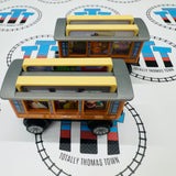 Annie & Clarabel with 4 Accessories (2020 Mattel) Good Condition Wooden - Used