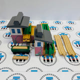 Sawmill Depot with Log Car (2002) and 2 Logs #2 Peeling/Ripping Stickers Wooden - Used