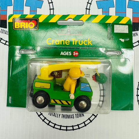 BRIO Crane Truck #33232 Wooden - In Box