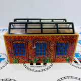 “The Works” Engine Repair Shop Clickity Clack #3 Slightly Ripped Sticker/Marked Track Wooden - Used