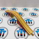 3 Piece Red Brick Bridge Vintage Different Knob No Markings Wooden - Used