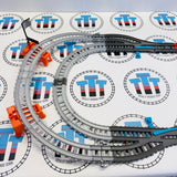 Thomas and Percy's Railway Race Set #1 (Missing 1 Flag/Warped or Different Colour Track) Used - Trackmaster Revolution