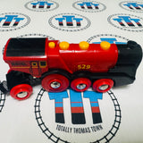 BRIO Mighty Red Action Battery 529 #33592 Engine Wooden