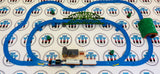 Steam Along Thomas Set with Steam Thomas (working with steam) Used in Box - TOMY