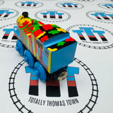 Paint Splattered Thomas (Learning Curve) Good Condition Wooden - Used